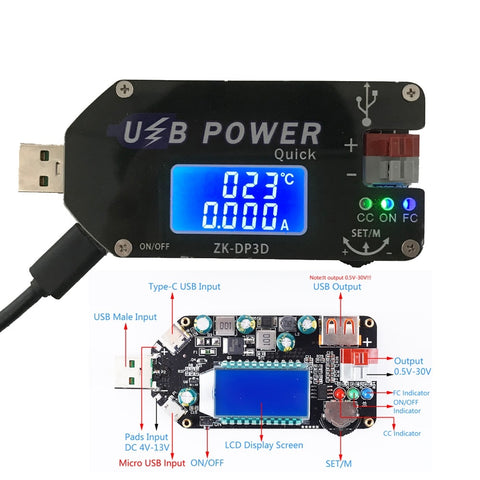 ZK-DP3D Strømforsyning USB drevet