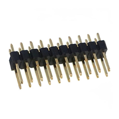 2*2P/3/4/5/6/8/10/15/20/40P 2.54mm Double Row Black Male Header Needle