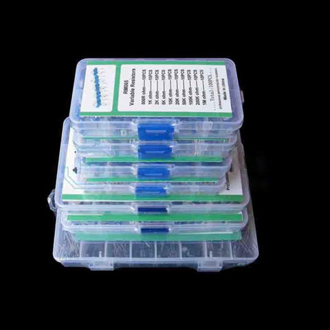 200 pcs 15 Kinds 0.1 µF 50V-220 µF 10V Electrolytic Capacitor Kit
