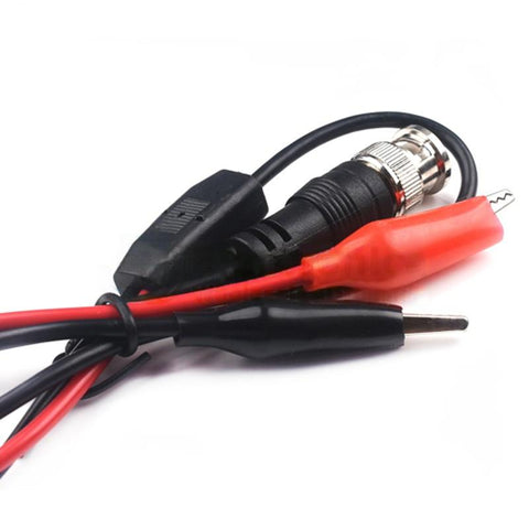 BNC to Crocodile Clip Oscilloscope Probe Detection Cable