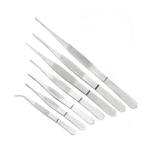 CT Stainless Steel Tweezers with Non-slip Teeth