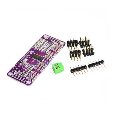 MCU-PCA9685 16 Channel 12-bit I2C PWM Servo Driver Module