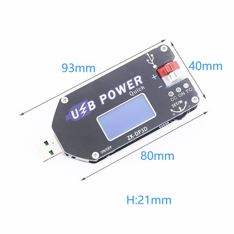ZK-DP3D Strømforsyning USB drevet