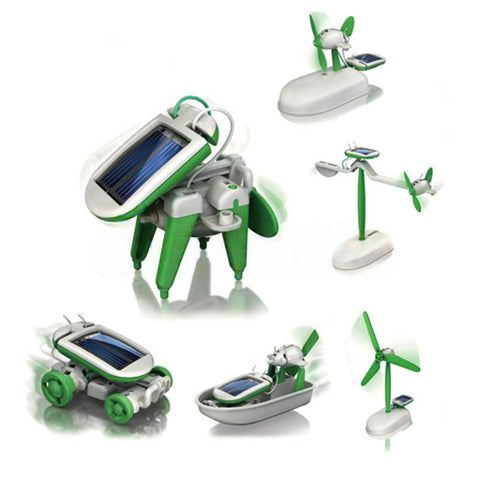 DIY 6-in-1 Solar Robot Kit