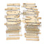 1000 pcs 50 Values 1/4 W 5% 2.2 Ω ~ 2.2 m Ω Carbon Film Resistor Kit