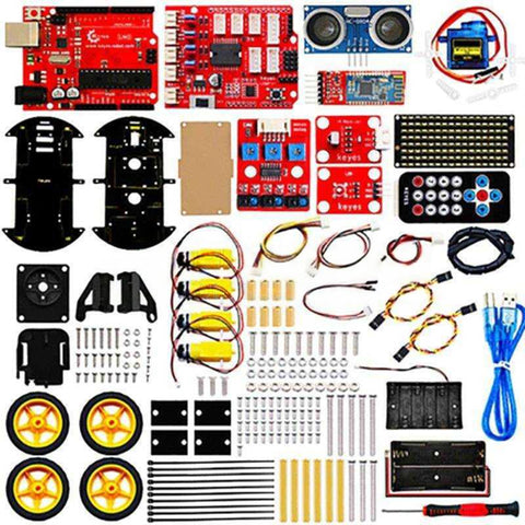 4WD Bluetooth Multi-Function Smart Car Kit