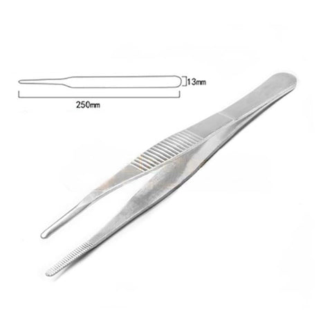 CT Stainless Steel Tweezers with Non-slip Teeth