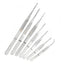CT Stainless Steel Tweezers with Non-slip Teeth