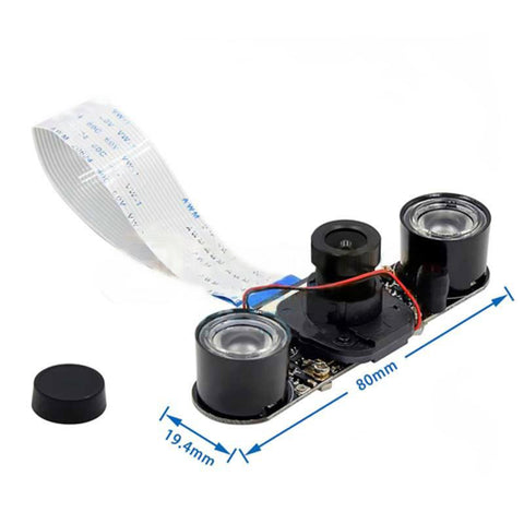 Raspberry Pi OV5647 70°/95°/160° Fisheye IR Camera