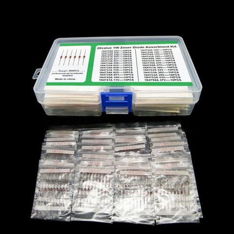 28 Values 1W Zener Diode Kit