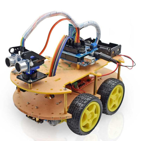 Multifunction Bluetooth Controlled Smart Car Kit